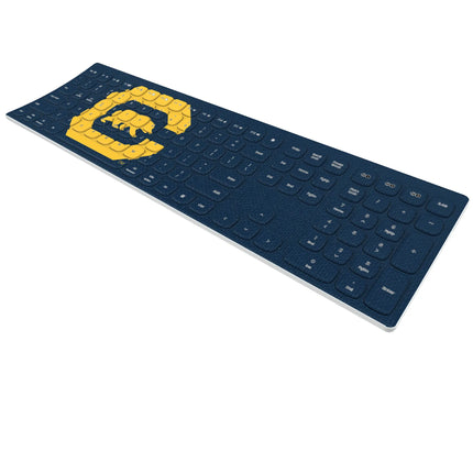 University of California Berkeley Golden Bears Solid Curved Wireless Keyboard