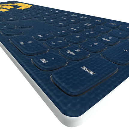 University of California Berkeley Golden Bears Solid Curved Wireless Keyboard