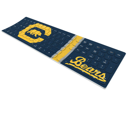 University of California Berkeley Golden Bears Stripe Curved Wireless Keyboard