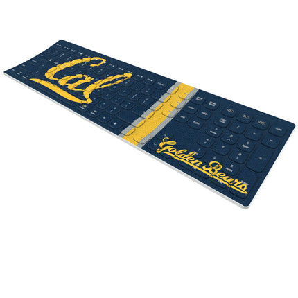 University of California Berkeley Golden Bears Stripe Curved Wireless Keyboard