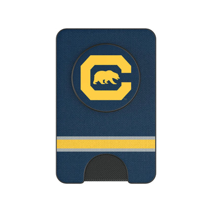 University of California Berkeley Golden Bears Stripe PopSockets MagSafe-Compatible PopWallet+