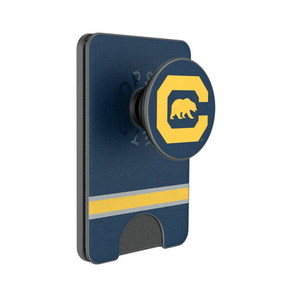 University of California Berkeley Golden Bears Stripe PopSockets MagSafe-Compatible PopWallet+