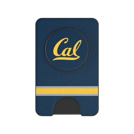 University of California Berkeley Golden Bears Stripe PopSockets MagSafe-Compatible PopWallet+
