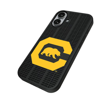 University of California Berkeley Golden Bears Text Backdrop MagSafe Compatible Phone Case for Apple iPhone