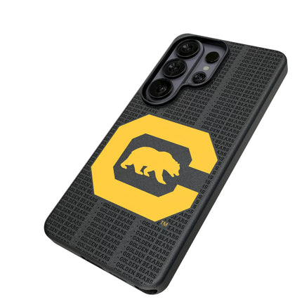 University of California Berkeley Golden Bears Text Backdrop MagSafe Compatible Phone Case for Samsung Galaxy