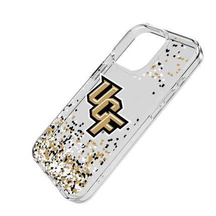University of Central Florida Golden Knights Confetti Clear Phone Case for Apple iPhone