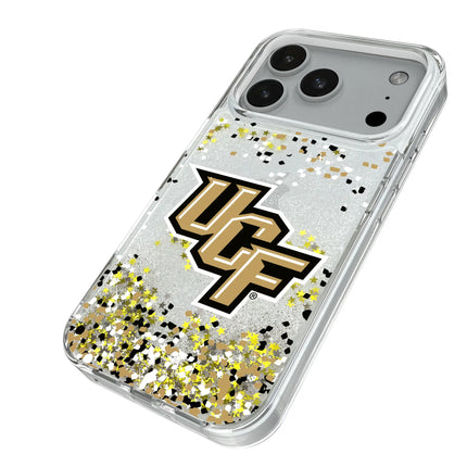 University of Central Florida Golden Knights Confetti Glitter Phone Case for Apple iPhone