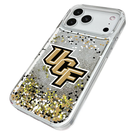 University of Central Florida Golden Knights Confetti Glitter Phone Case for Apple iPhone