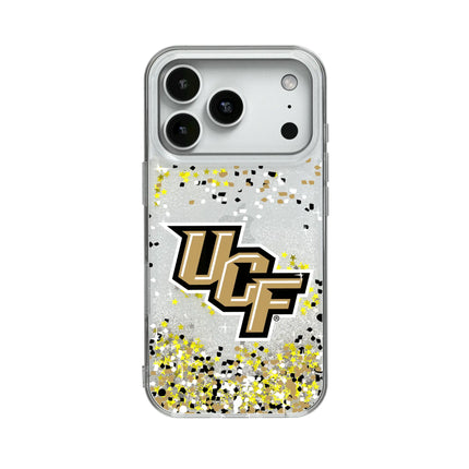 University of Central Florida Golden Knights Confetti Glitter Phone Case for Apple iPhone