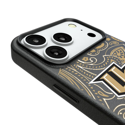 University of Central Florida Golden Knights Paisley MagSafe Compatible Phone Case for Apple iPhone