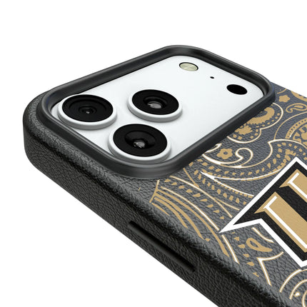 University of Central Florida Golden Knights Paisley MagSafe Compatible Phone Case for Apple iPhone