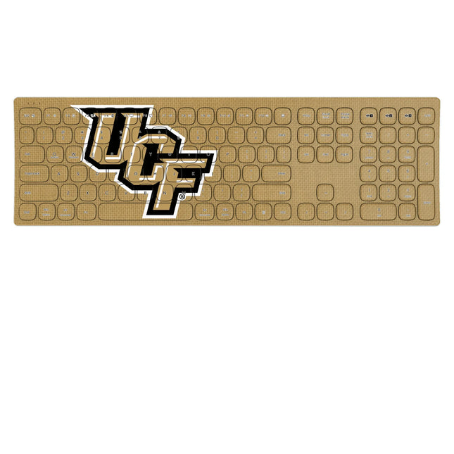 University of Central Florida Golden Knights Solid Curved Wireless Keyboard