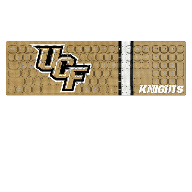 University of Central Florida Golden Knights Stripe Curved Wireless Keyboard