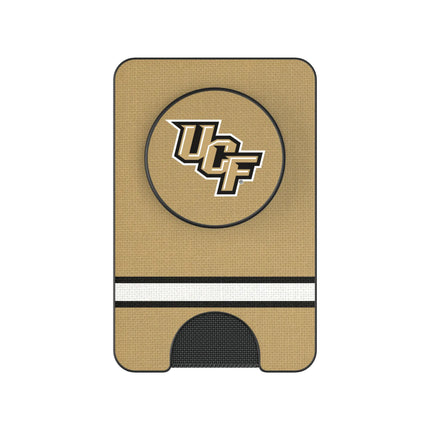 University of Central Florida Golden Knights Stripe PopSockets MagSafe-Compatible PopWallet+