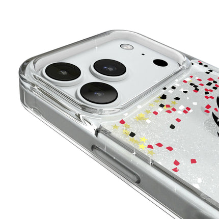 University of Cincinnati Bearcats Confetti Glitter Phone Case for Apple iPhone