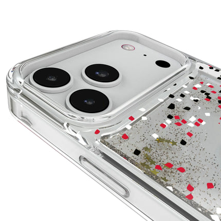 University of Cincinnati Bearcats Confetti Glitter Phone Case for Apple iPhone