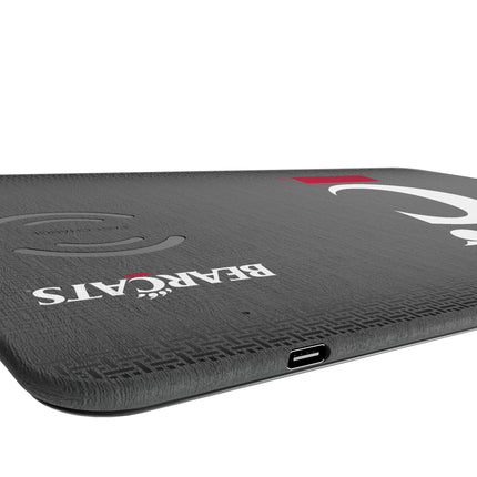 University of Cincinnati Bearcats Linen 15-Watt Wireless Charger and Mouse Pad