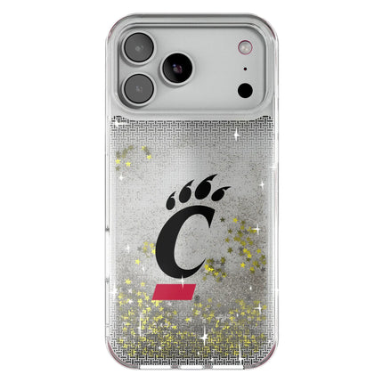 University of Cincinnati Bearcats Linen Glitter Phone Case for Apple iPhone