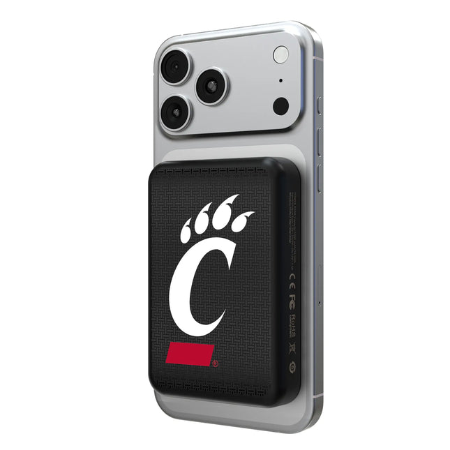 University of Cincinnati Bearcats Linen Wireless Mag Power Bank