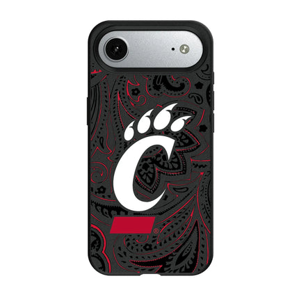 University of Cincinnati Bearcats Paisley MagSafe Compatible Phone Case for Apple iPhone