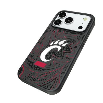 University of Cincinnati Bearcats Paisley MagSafe Compatible Phone Case for Apple iPhone
