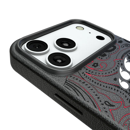 University of Cincinnati Bearcats Paisley MagSafe Compatible Phone Case for Apple iPhone