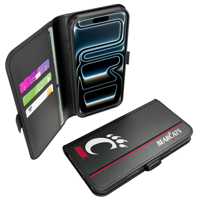 University of Cincinnati Bearcats Sidebar Folio 2.0 Case for Apple iPhone
