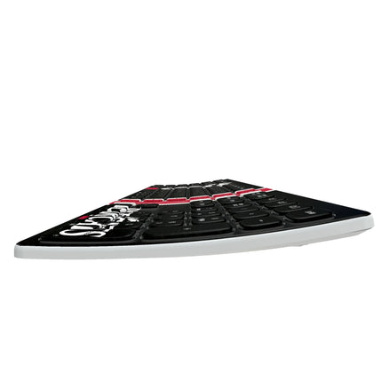 University of Cincinnati Bearcats Stripe Curved Wireless Keyboard