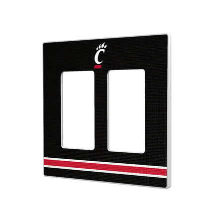 University of Cincinnati Bearcats Stripe Hidden-Screw Light Switch Plate