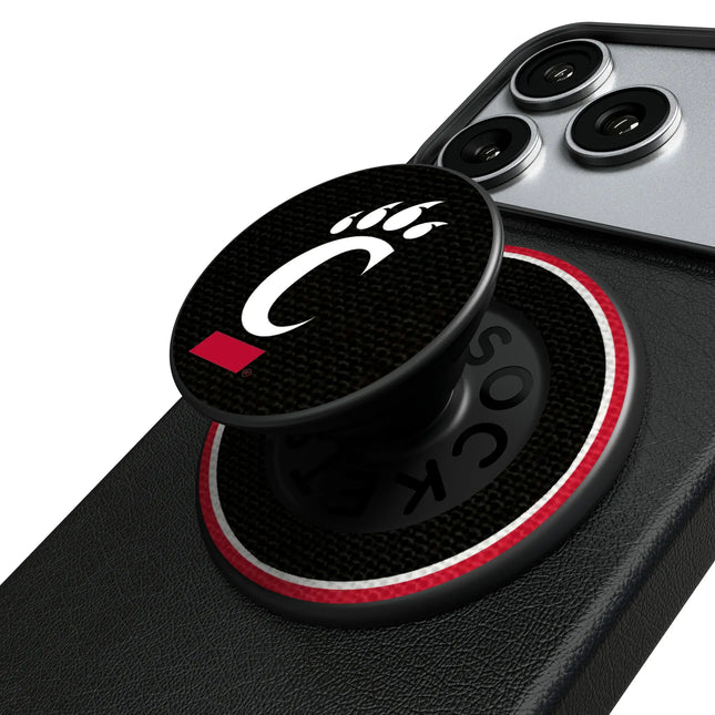 University of Cincinnati Bearcats Stripe PopSockets Magnetic Phone Grip and Stand