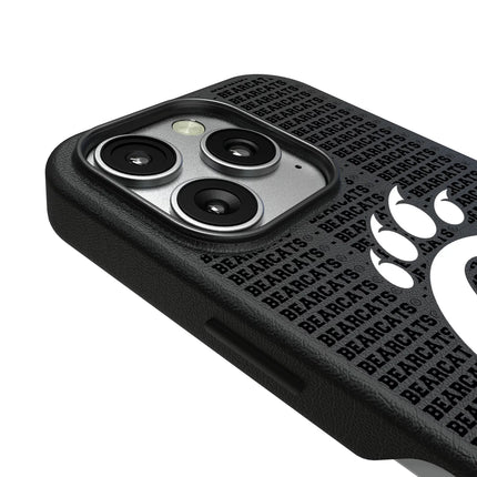 University of Cincinnati Bearcats Text Backdrop MagSafe Compatible Phone Case for Apple iPhone
