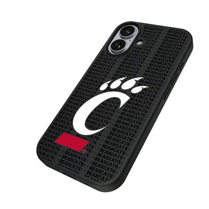 University of Cincinnati Bearcats Text Backdrop MagSafe Compatible Phone Case for Apple iPhone