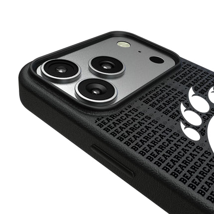 University of Cincinnati Bearcats Text Backdrop MagSafe Compatible Phone Case for Apple iPhone