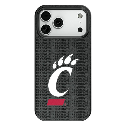 University of Cincinnati Bearcats Text Backdrop MagSafe Compatible Phone Case for Apple iPhone