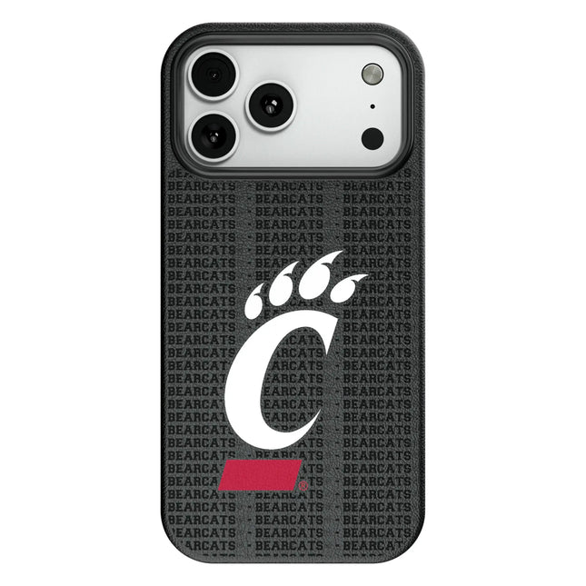 University of Cincinnati Bearcats Text Backdrop MagSafe Compatible Phone Case for Apple iPhone