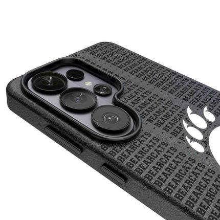 University of Cincinnati Bearcats Text Backdrop MagSafe Compatible Phone Case for Samsung Galaxy