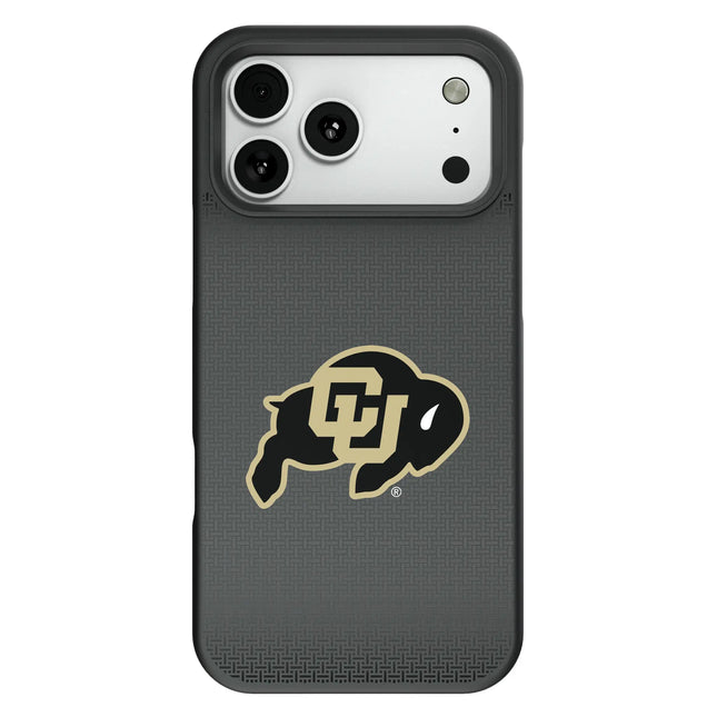 University of Colorado Buffaloes Linen Bump Phone Case for Apple iPhone