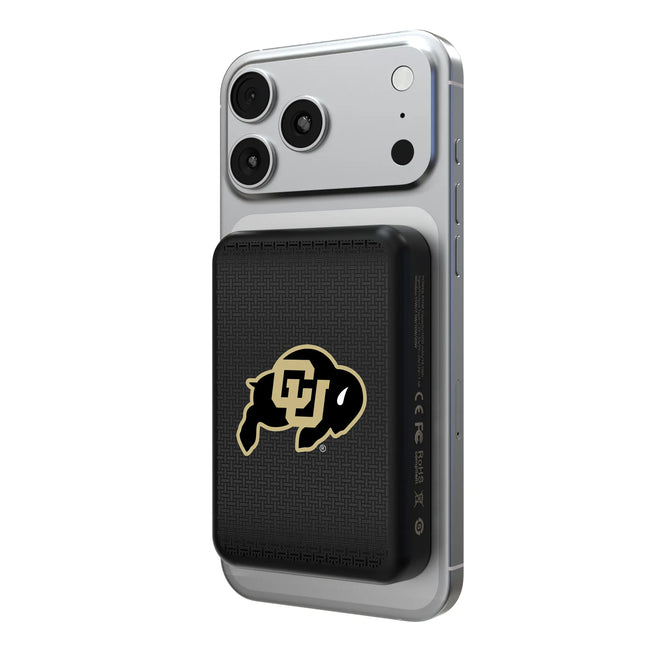 University of Colorado Buffaloes Linen Wireless Mag Power Bank