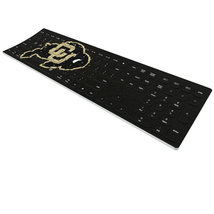 University of Colorado Buffaloes Solid Curved Wireless Keyboard