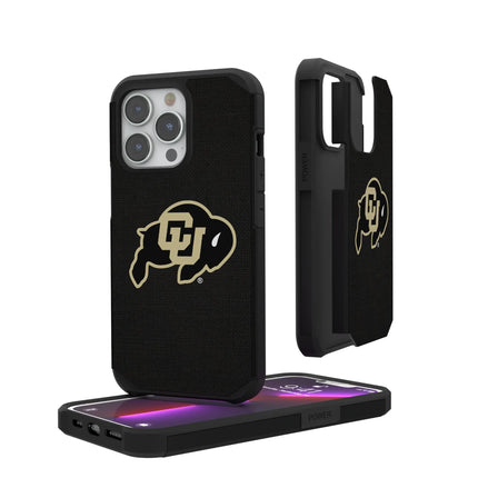 University of Colorado Buffaloes Solid Rugged Phone Case for Apple iPhone