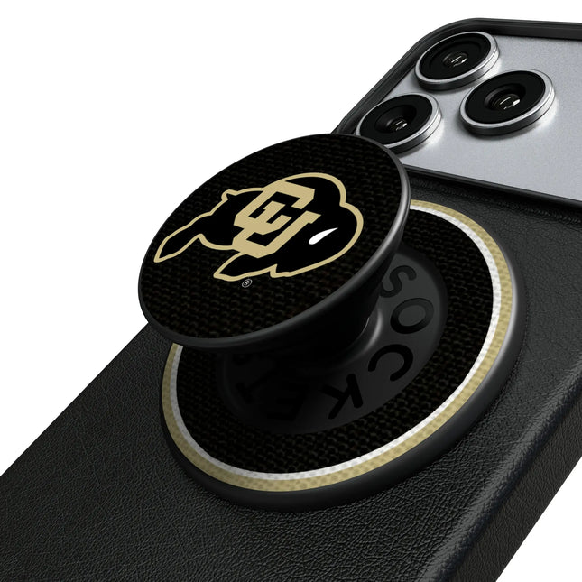 University of Colorado Buffaloes Stripe PopSockets Magnetic Phone Grip and Stand