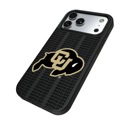 University of Colorado Buffaloes Text Backdrop MagSafe Compatible Phone Case for Apple iPhone