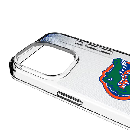 University of Florida Gators Linen Clear Phone Case for Apple iPhone