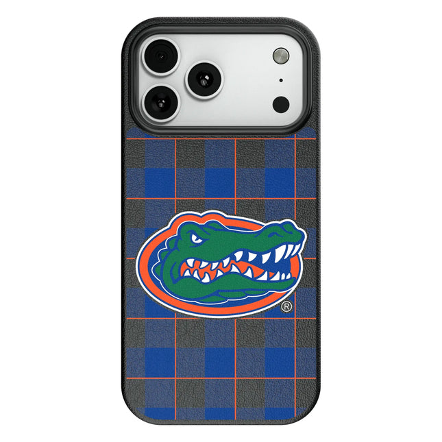 University of Florida Gators Plaid MagSafe Compatible Phone Case for Apple iPhone