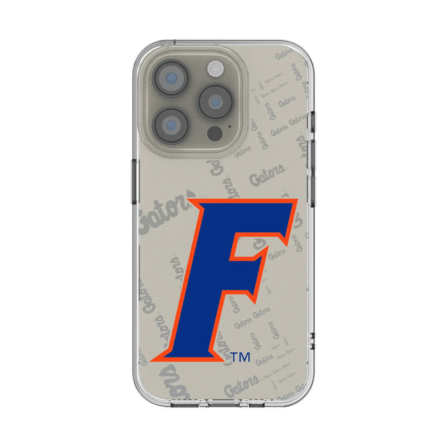 University of Florida Gators Quadtile Clear Phone Case for Apple iPhone