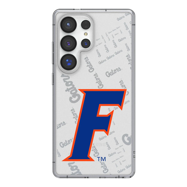 University of Florida Gators Quadtile Clear Phone Case for Samsung Galaxy