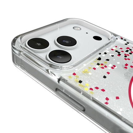 University of Georgia Bulldogs Confetti Glitter Phone Case for Apple iPhone