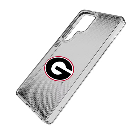 University of Georgia Bulldogs Linen Clear Phone Case for Samsung Galaxy