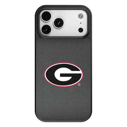 University of Georgia Bulldogs Linen MagSafe Compatible Phone Case for Apple iPhone