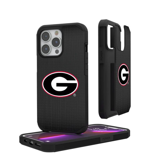 University of Georgia Bulldogs Linen Rugged Phone Case for Apple iPhone